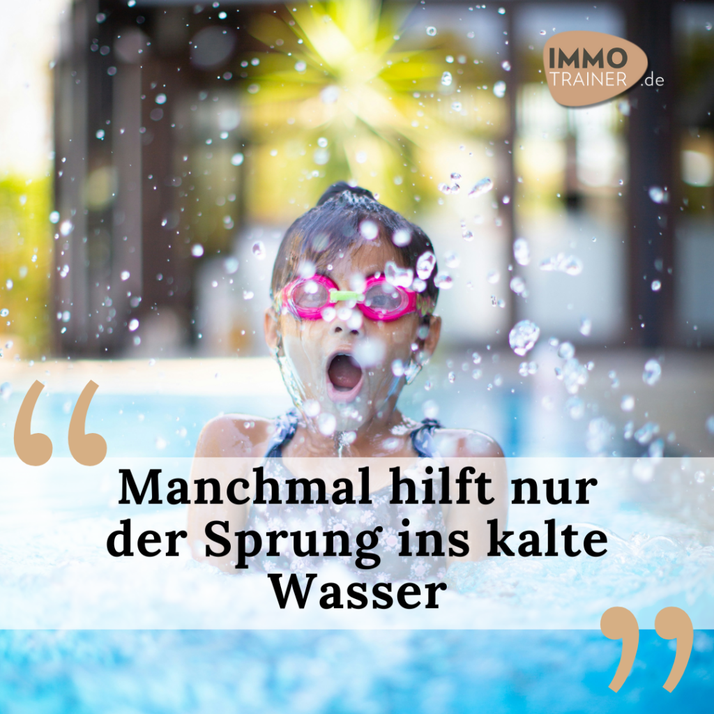 Erste Immobilie als Sprung ins kalte Wasser